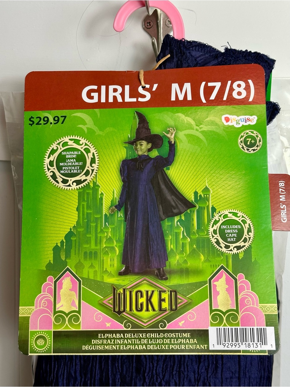 Wicked Elphaba Deluxe Girls' Costume -  (Girls' M 7/8)
